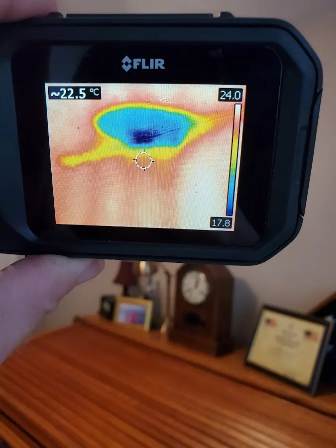 Thermal imaging inspection for water damage in Pocono